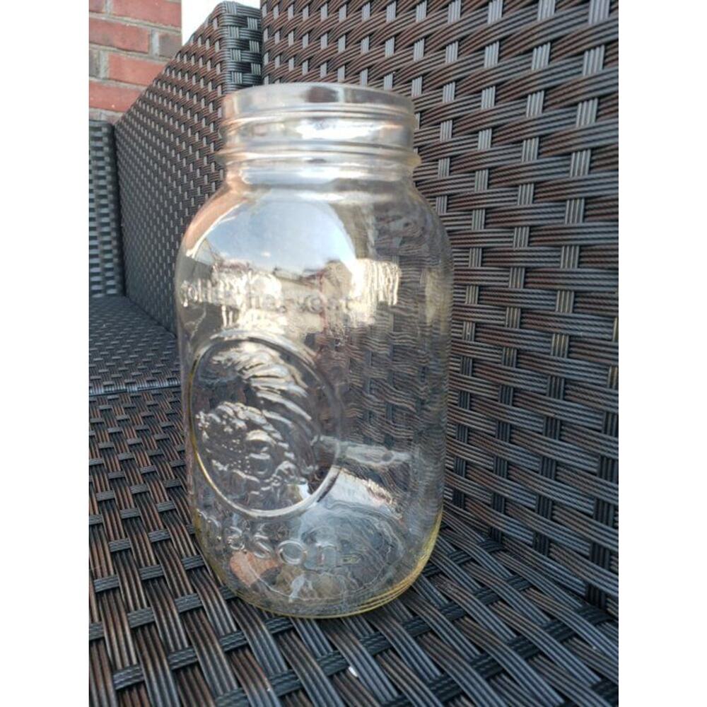 Golden Harvest Mason Jar Glass Mason Jar With No Lid